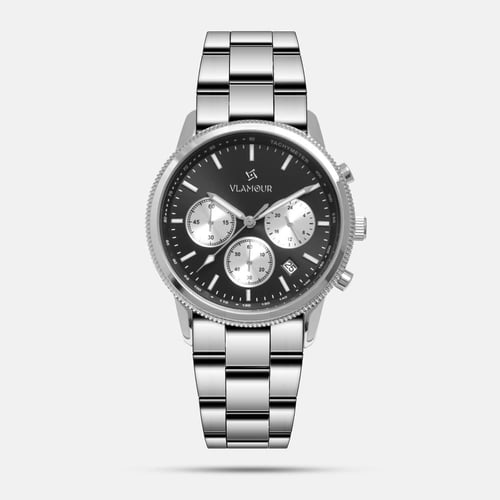 ساعة رجالية بسير ستيل