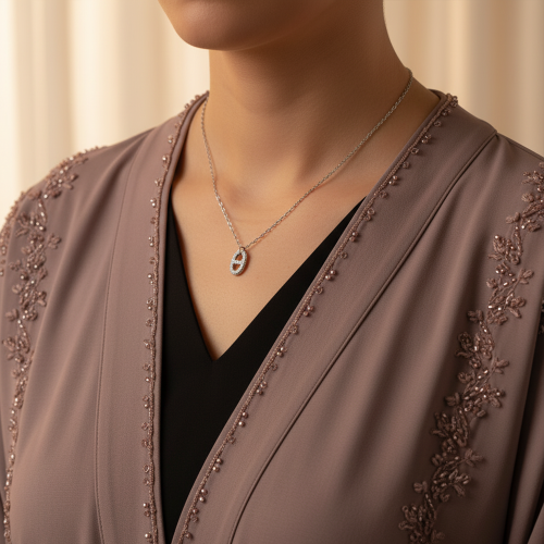 قلادة فضة عيار 925