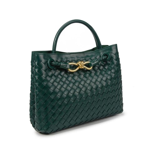 شنطة يد نسائية جلد بتصميم عصري - أخضر