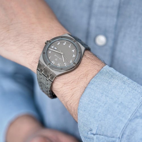 ساعة رجالية بسير ستيل