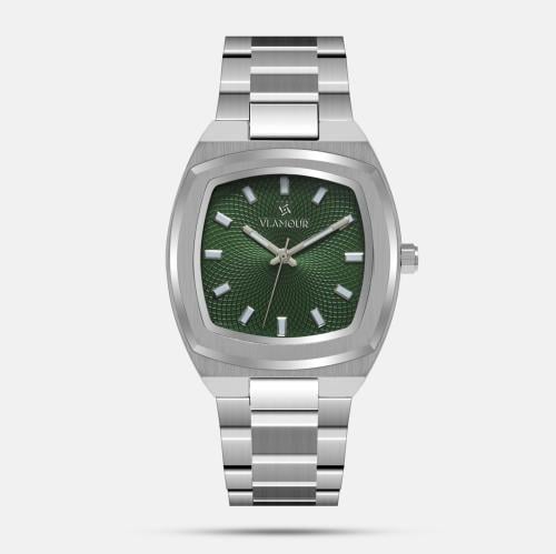 ساعة رجالية بسير ستيل