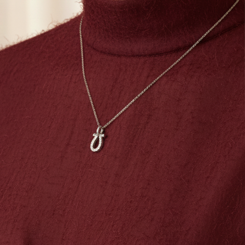 قلادة فضة عيار 925