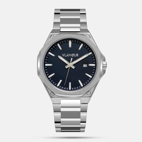 ساعة رجالية بسير ستيل