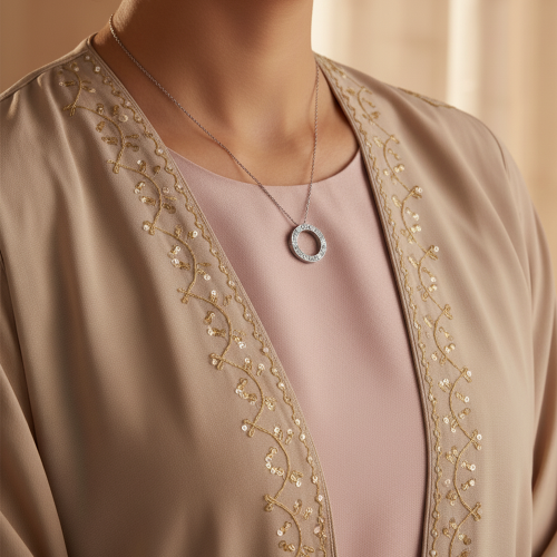 قلادة فضة عيار 925