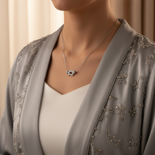 قلادة فضة عيار 925