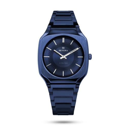 ساعة المجد الرجالية ستيل باللون الفضي