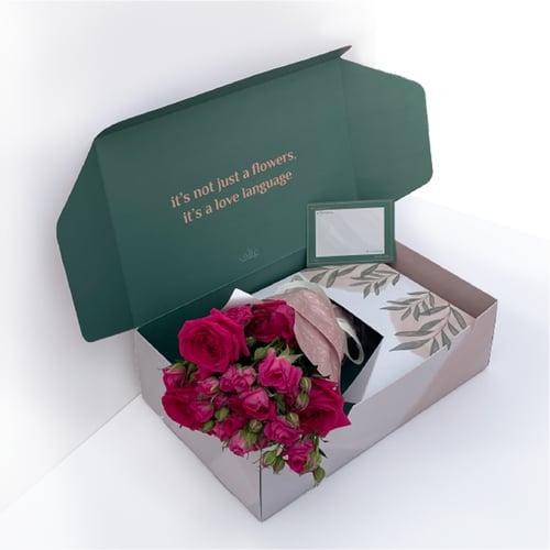 صندوق للورد والهدايا " بوكس " - 12 صناديق
