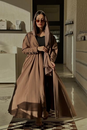 عباية A26 كريب كلوش عصرية - أناقة يومية لا تضاهى