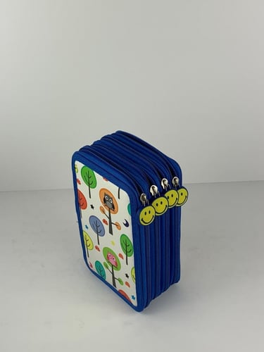 مقلمة بأربع طبقات لترتيب الألوان والاقلام