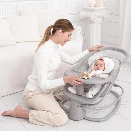 هزاز أطفال كهربائي ماستيلا 4 في 1 مع موسيقى وبلوتو...