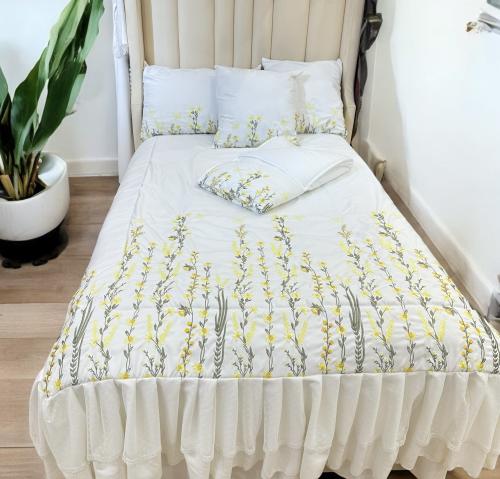 مفرش إستقبال إشراقة ليمونية