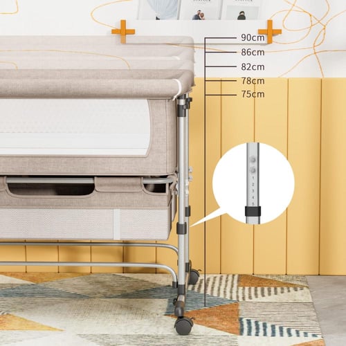 سرير نكست تو مي توأم – راحة مزدوجة وأمان لطفليك-بي...