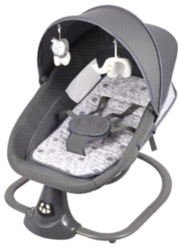 كرسي هزاز كهربائي 6 سرعات رمادي