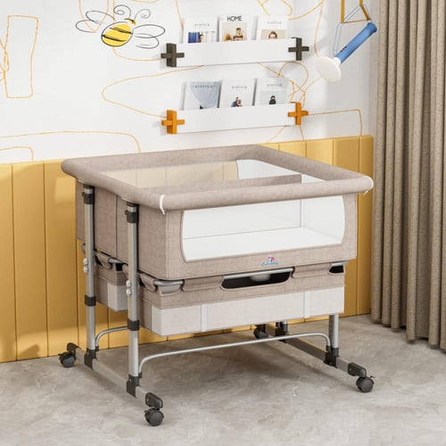 سرير نكست تو مي توأم – راحة مزدوجة وأمان لطفليك-بي...