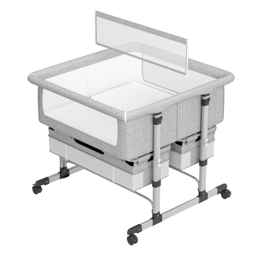 سرير نكست تو مي توأم – راحة مزدوجة وأمان لطفليك -...