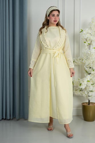 طقم سابع روب نفاس + مدس طفل+ لبس البيبي