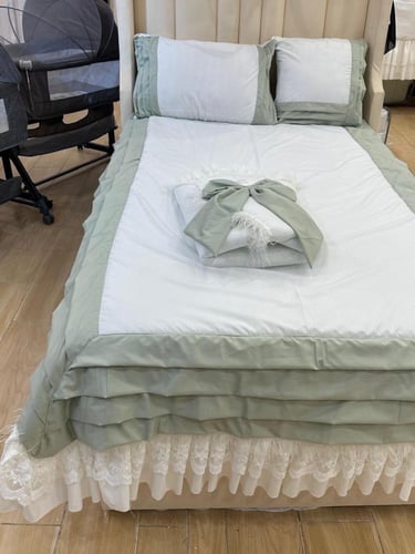 مفرش نفاس قطن 6 قطع