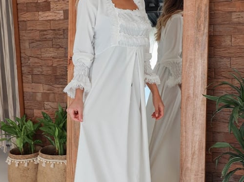 روب نفاس بتصميم انيق 3قطع