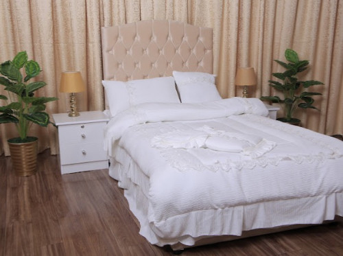 مفرش نفاس قطن قماش مكسر