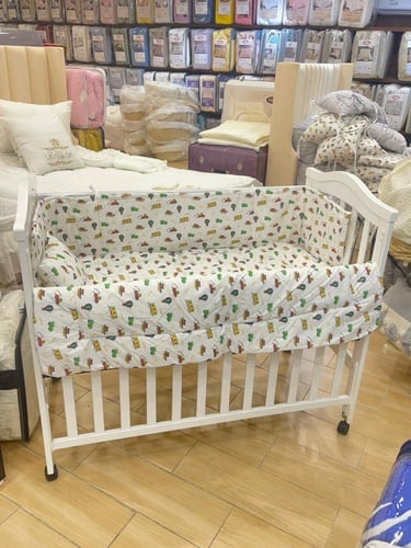 طقم مفرش جوانب سرير أطفال