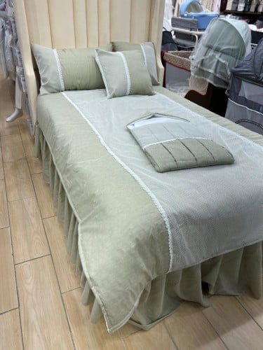 مفرش نفاس قطن كتان