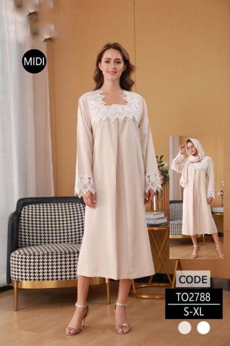 روب نفاس ميدي 2قطعه فاخر