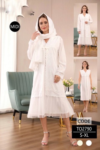 روب نفاس بتصميم انيق ميدي