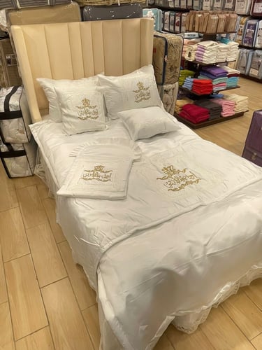 مفرش نفاس 8 قطع مطرز