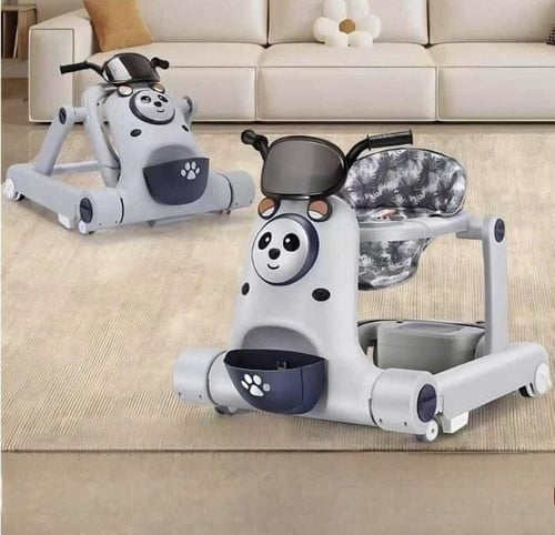 مشاية الباندا الذكية 3 في 1 - وردي