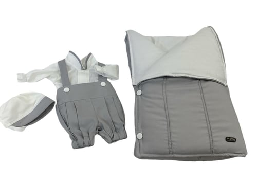 طقم افرول مواليد قطن