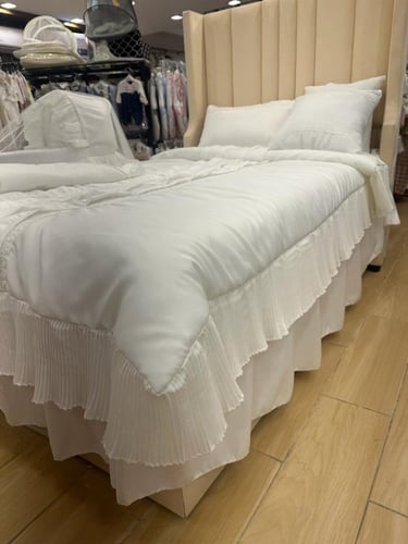 طقم مفرش نفاس مع سرير البيبي تفته