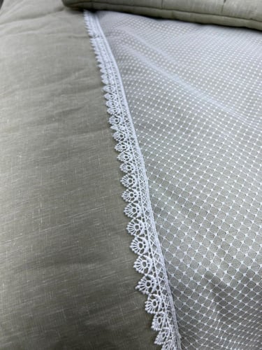 مفرش نفاس قطن كتان