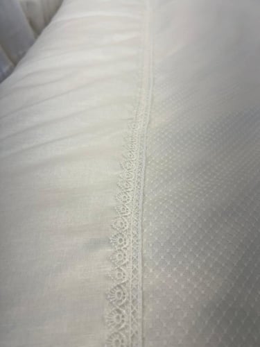 مفرش نفاس قطن كتان