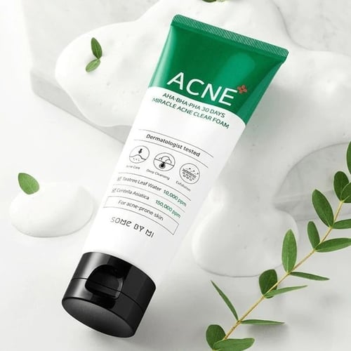 منظف رغوة غسول البشرة المعجزة لحب الشباب - سوم باي...