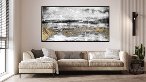 لوحةفن تجريدي - لوحة البصمة