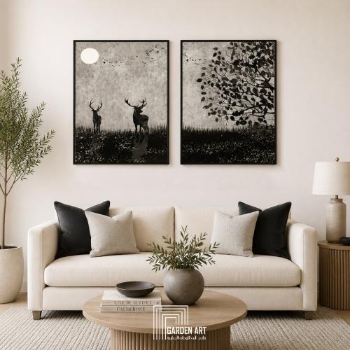 لــوحات ثنائية - تصميم مودرن