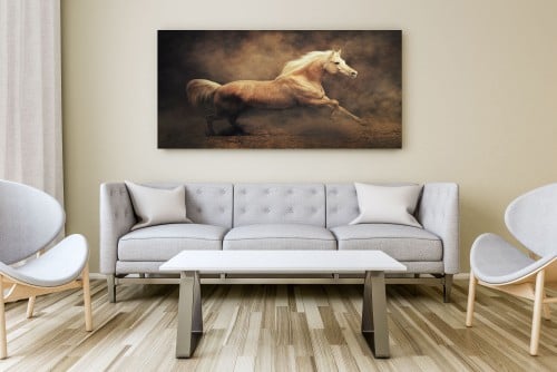 الخيل الذهبي - تجريدي