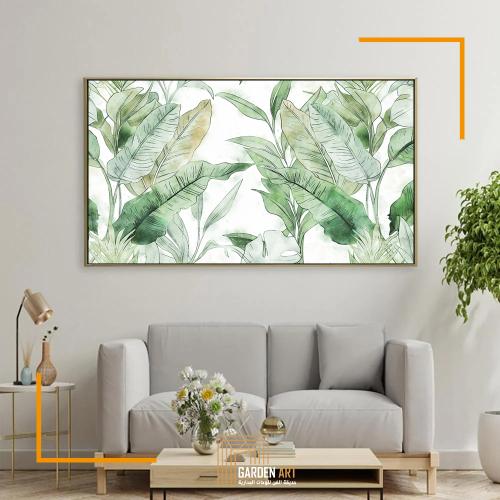 لوحة اوراق الشجر