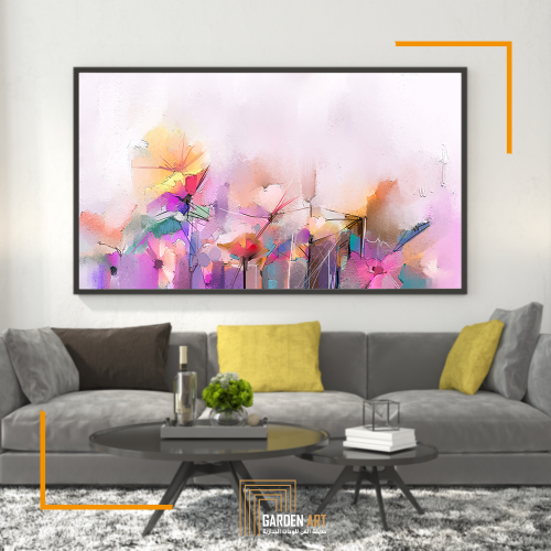 لــــوحات جداربة - فـن تجـــريدي