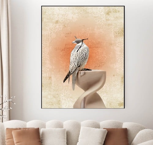 لوحة العقاب - مع لون البرتقالى