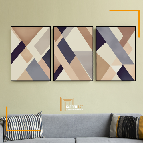 لــوحات ثلاثية - فن تجريدي