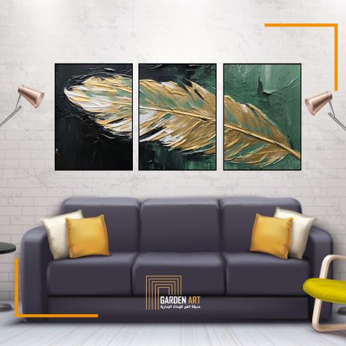 لــوحات ثلاثية - فن تجريدي