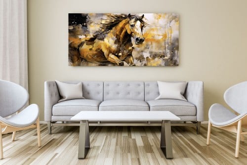 الخيل الذهبي- تجريدي