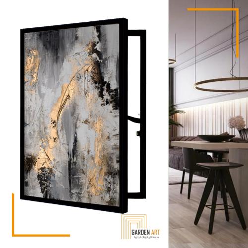 لوحة اخفاء الطبلون - فن تجريدي