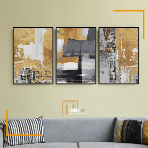 لــوحات ثلاثية - تجريدي