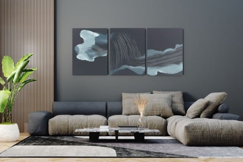 لوحة ثلاثية - فن تجريدي