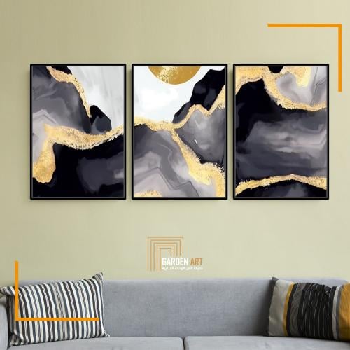 لــوحات ثلاثية - تجريدي