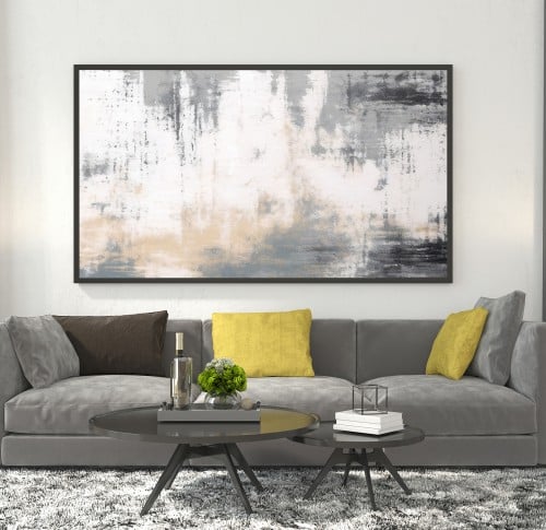 الاسود و الابيض و الرمادى - تجريدي