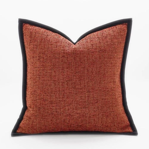 مجموعة اغطيه كوشنز ابيض واسود واورنج