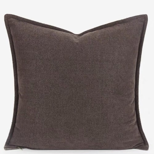 غطاء وسادة بني